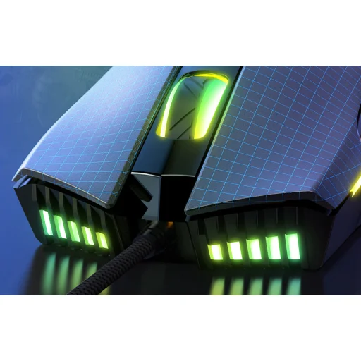 ONIKUMA CW905 gaming, gamer egér fekete RGB - 3