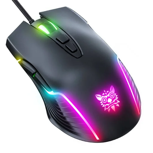 ONIKUMA CW905 gaming, gamer egér fekete RGB - 1