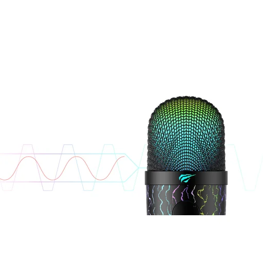 Havit GK52 RGB asztali gaming, gamer mikrofon RGB - 5