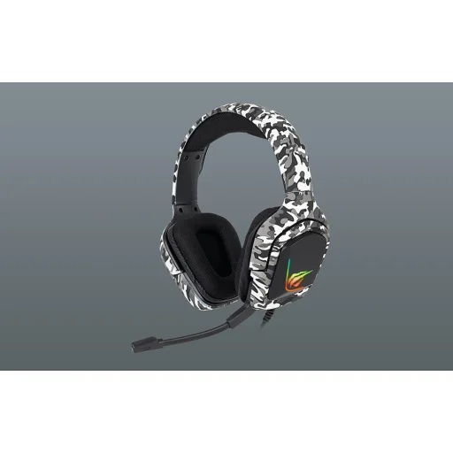 Havit H653d gaming, gamer fejhallgató Camouflage fehér - 8