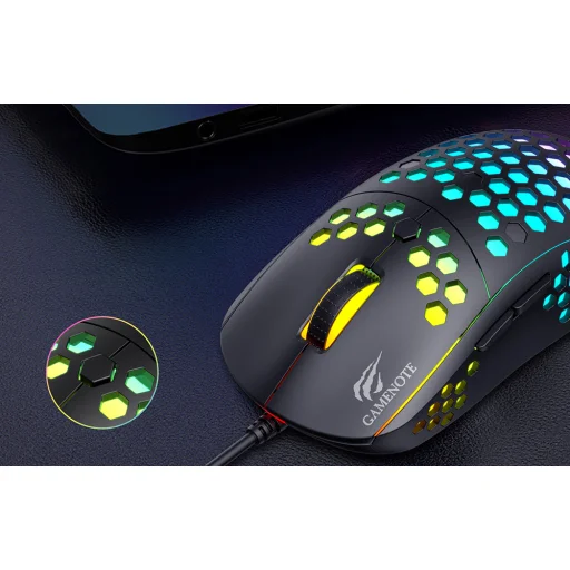 Havit MS1032 gaming, gamer egér fekete RGB - 4