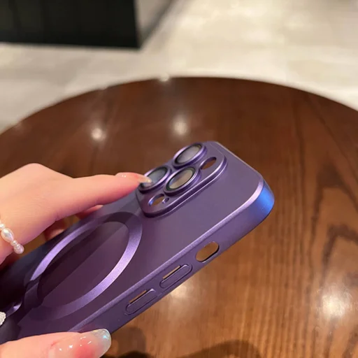 iPhone 15 Soft MagSafe tok lila - 4