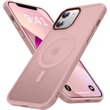 iPhone 14 Matt MagSafe tok világos rózsaszín