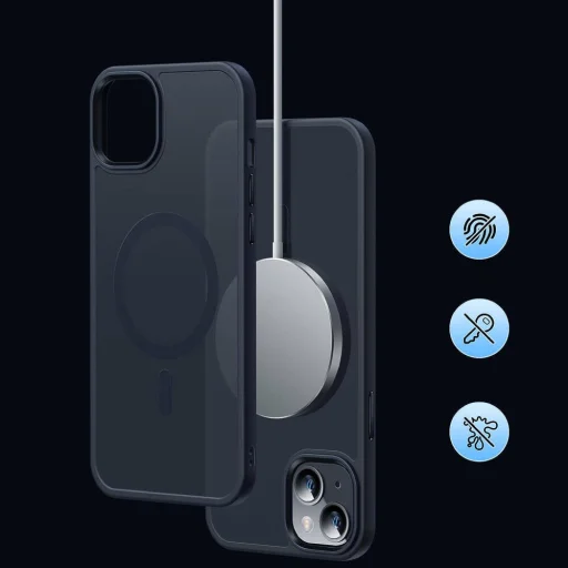 iPhone 15 Matt MagSafe tok fekete - 4