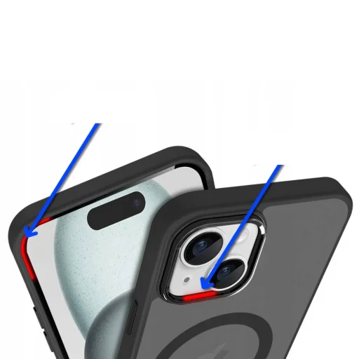 iPhone 15 Matt MagSafe tok fekete - 2