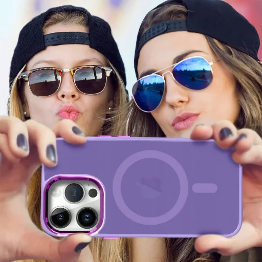 iPhone 15 Pro Max Matt MagSafe tok lila - 5