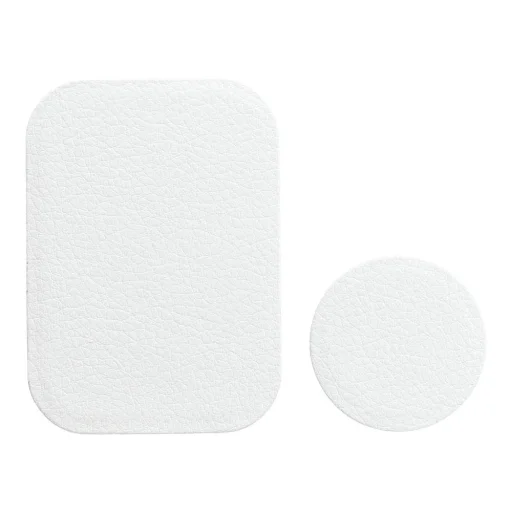 Bőr mágneses lemez, Eco bőr, fehér - 1