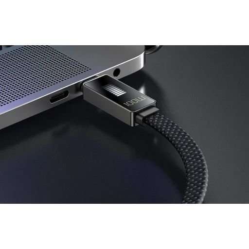 Mcdodo CA-4470 USB-C - USB-C kábel kijelzővel 100W 1.2m (fekete) - 4