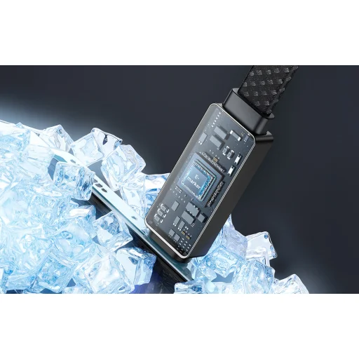 Mcdodo CA-4470 USB-C - USB-C kábel kijelzővel 100W 1.2m (fekete) - 5