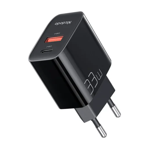 Mcdodo CH-0921 USB-A + USB-C hálózati töltő adapter GaN 33W (fekete) - 2