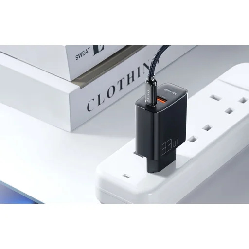 Mcdodo CH-0921 USB-A + USB-C hálózati töltő adapter GaN 33W (fekete) - 4
