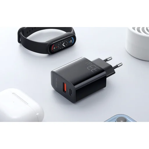 Mcdodo CH-0921 USB-A + USB-C hálózati töltő adapter GaN 33W (fekete) - 6