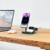 Tech-Protect QI15W A27 3 az 1-ben MagSafe-kompatibilis vezeték nélküli töltő fekete thumbnail