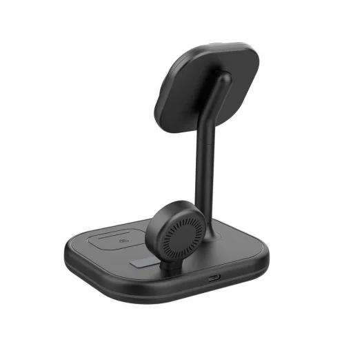 Tech-Protect QI15W A27 3 az 1-ben MagSafe-kompatibilis vezeték nélküli töltő fekete - 6