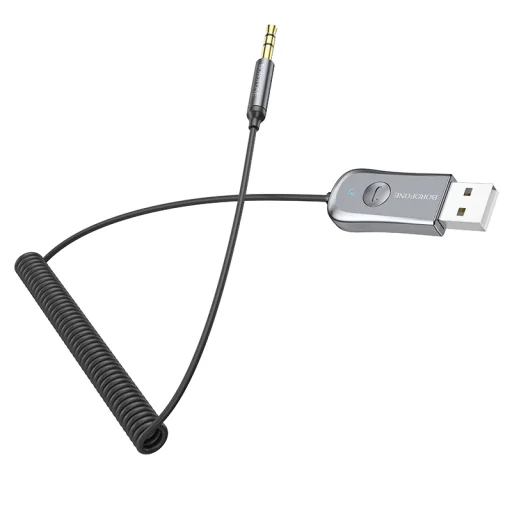 Borofone BC44 audio bluetooth adapter USB - Jack 3,5mm szürke - 2