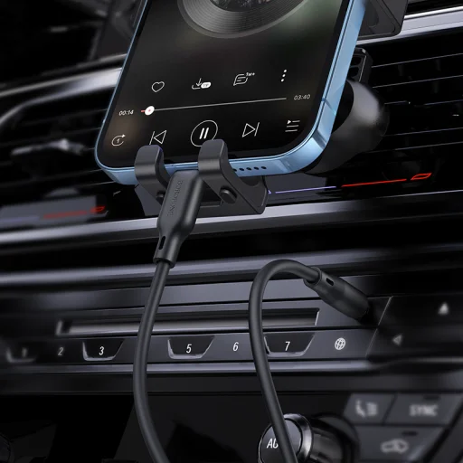 Borofone BL18 jack 3.5 mm - Lightning kábel 1m fekete - 6