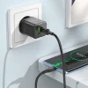Borofone BN14 Royal GaN USB + Type C sieťový nabíjací adaptér QC 3.0 PD 30W + Type C - Type C kábel čierny thumbnail