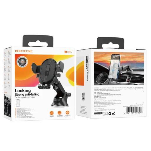 Borofone BH85 Experience autós tartó műszerfalra fekete - 3