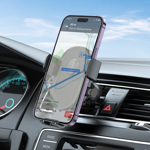 Borofone BH92 Grand autós telefontartó szellőzőrácshoz fekete - 3