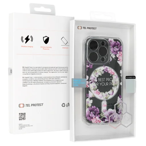 iPhone 11 Tel-Protect Flower tok MagSafe kompatibilis (design 6) - 4