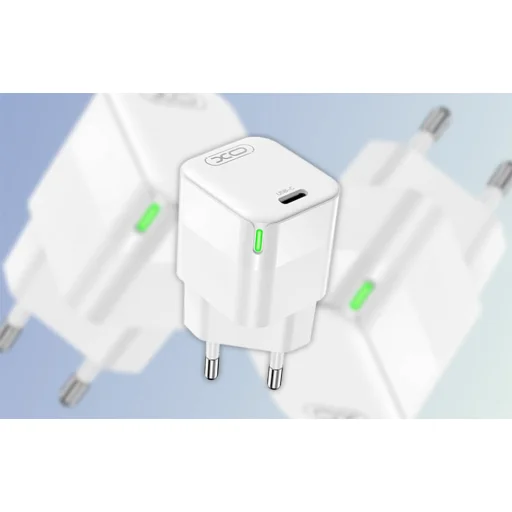 XO CE06 hálózati töltő adapter PD 30W Type C fehér - 6