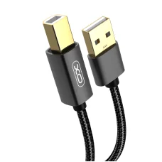 XO GB010A USB - USB B kábel 1,5m fekete