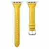 Apple Watch 4/5/6/7/8/9/SE/Ultra (42/44/45/49mm) TRPH bőr óraszíj citromsárga thumbnail