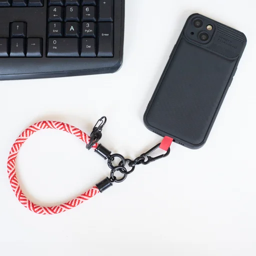 Univerzális csuklópánt piros mobiltelefon tokhoz - 4