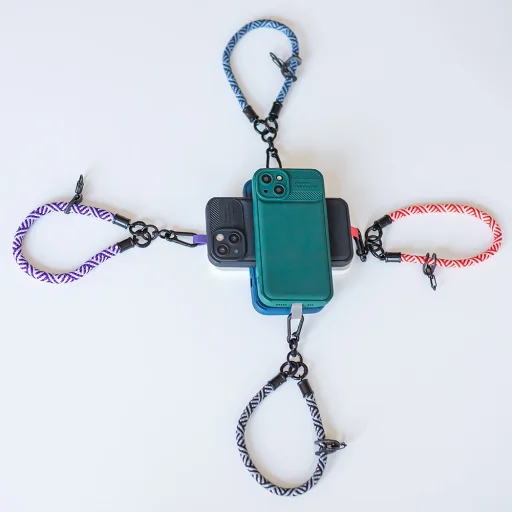 Univerzális csuklópánt piros mobiltelefon tokhoz - 10