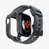 Apple Watch 4/5/6/7/8/9/SE (44/45mm) Spigen Rugged Armor Pro szíj és tok sötét szürke thumbnail