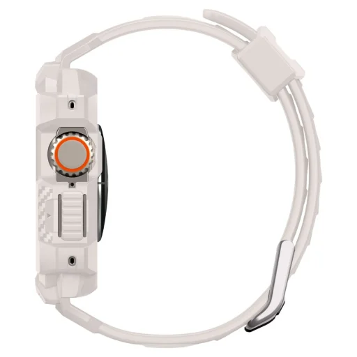 Apple Ultra 1/2 (49mm) Spigen Rugged Armor Pro szíj és tok homokszínű - 1