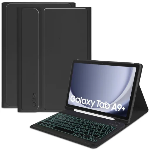 Samsung Galaxy Tab A9 Plus 11.0 X210/X215/X216 Tech-Protect SC Pen tok + billentyűzet fekete - 1