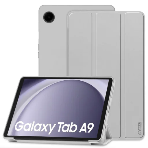 Samsung Galaxy TAB A9 8.7 X110/X115 Tech-protect Smartcase Tok szürke - 1