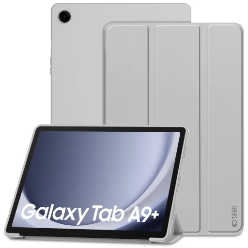 Samsung Galaxy TAB A9 Plus 11.0 X210 / X215 / X2165 Tech-protect Smartcase Tok szürke - 1