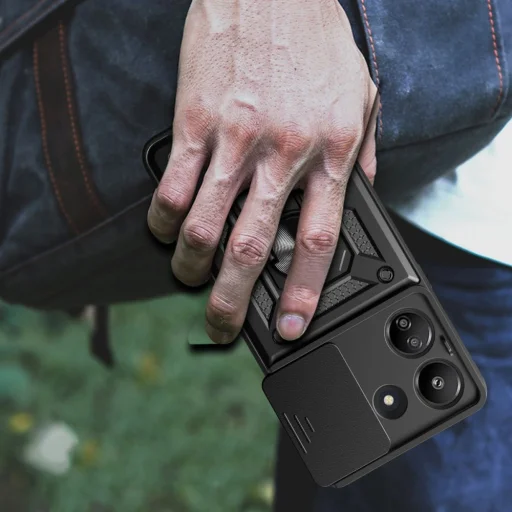 Xiaomi Redmi 13C/Poco C65 Tech-Protect Camshield Pro tok fekete - 5