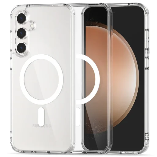 Samsung Galaxy S24 Tech-Protect FlexAir MagSafe kompatibilis áttetsző tok - 1