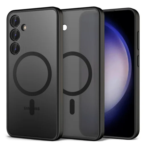 Samsung Galaxy S24 Tech-Protect Magmat Magsafe Tok matt fekete - 3