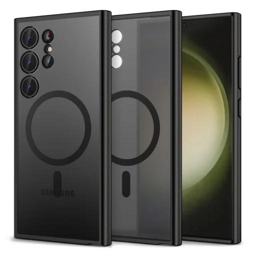 Samsung Galaxy S24 Ultra Tech-Protect Magmat Magsafe Tok matt fekete - 1