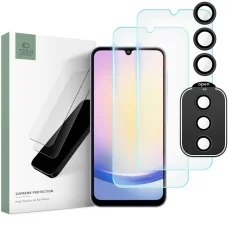 Samsung Galaxy A25 5G Tech-Protect Supreme kijelző és kameralencse védő üvegfólia