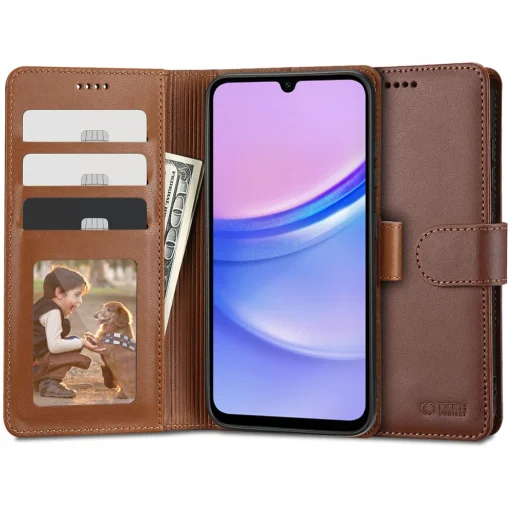 Samsung Galaxy A15 4G/5G Tech-Protect Wallet fliptok barna - 1