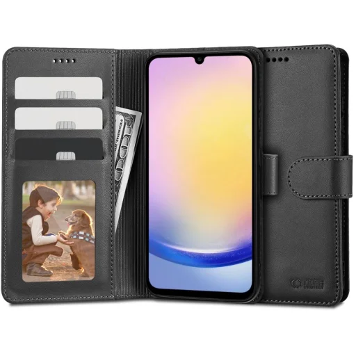 Samsung Galaxy A25 5G Tech-Protect Wallet fliptok fekete - 1