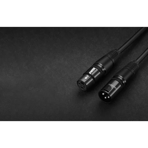 UGREEN 20710B XLR csatlakozós kábel (anya-apa) XLR, 2m (fekete) - 4