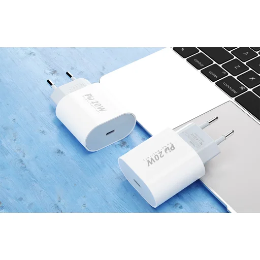 Foneng EU39 hálózati töltő adapter USB-C PD 3.0 20W + USB-C - USB-C kábel - 3