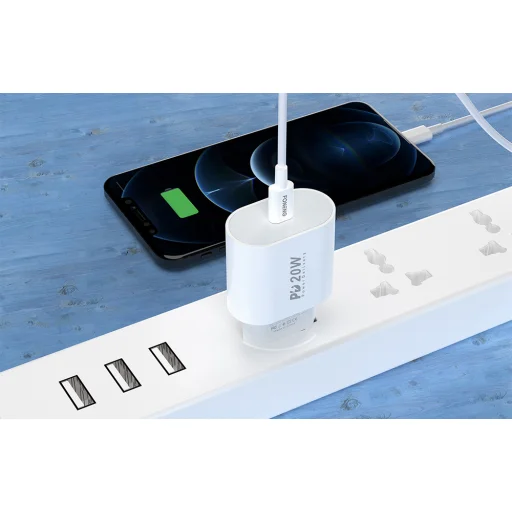 Foneng EU39 hálózati töltő adapter USB-C PD 3.0 20W + USB-C - USB-C kábel - 4