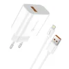 Foneng EU46 hálózati töltő adapter QC3.0 18W + USB-A - Lightning kábel