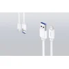 Foneng EU35 hálózati töltő adapter 2X USB-A 2.4A + USB-A - Lightning kábel thumbnail