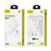 Foneng EU35 hálózati töltő adapter 2X USB-A 2.4A + USB-A - Lightning kábel thumbnail