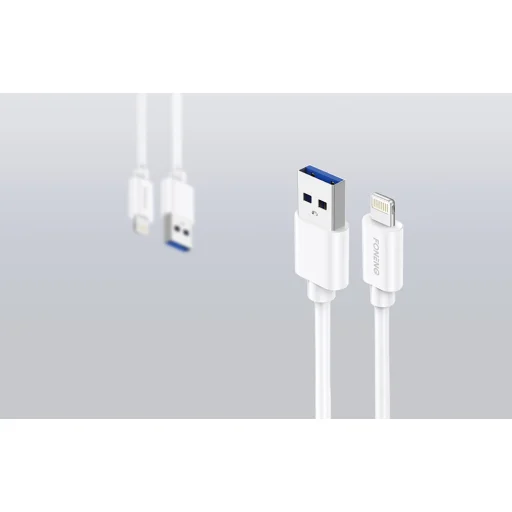 Foneng EU35 hálózati töltő adapter 2X USB-A 2.4A + USB-A - Lightning kábel - 2