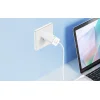 Foneng hálózati töltő adapter 2x USB-C GaN 35W QC4.0+, PD3.0 - 3