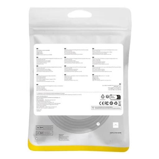 Baseus hálózati kábel cat.8 Ethernet RJ45, 40Gbps, 2m (fekete) - 7